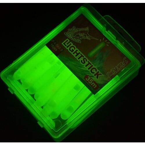 15Pcs/set New Boxed Portable Luminous Fishing Float Fluorescent Lightstick Light Dark Glow Fishing Supplies