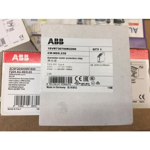 ABB thermistor motor protection relay CM-MSS.23S brand new original 1 piece