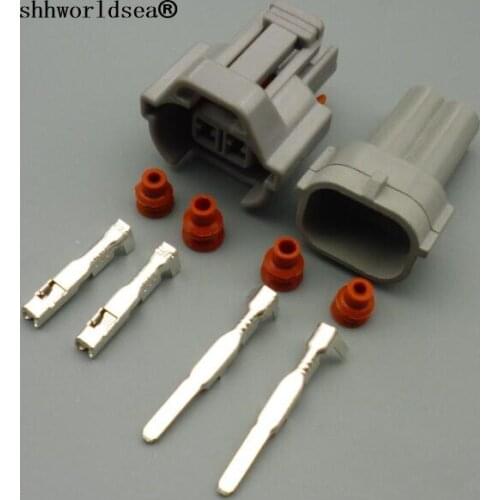 Shhworldsea 2 Pin 2 Pin 6189-0039 Automotive Connector Female Male Nippon Crankshaft Camshaft Reluctor Trigger Sensor Plug