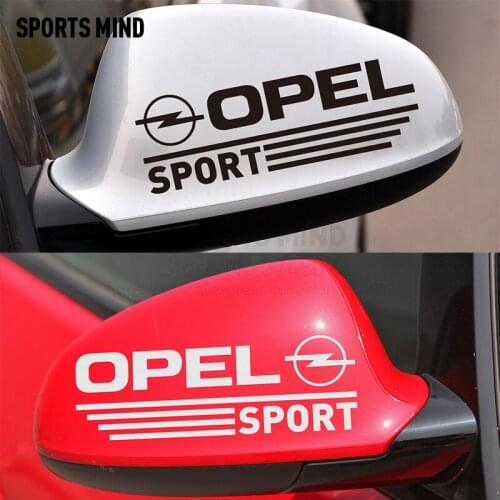3 Pairs SPORT Car Stickers Decal Car-Styling For opel astra h astra g insignia vectra c corsa zafira mokka vivaro meriva