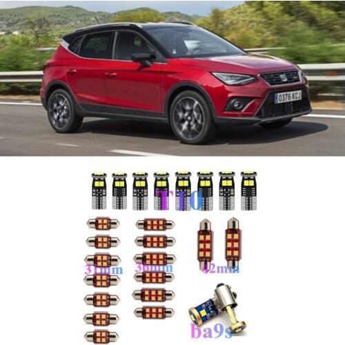 Interior LED Lights Replacement for Seat arona ateca inca Accessories Kit WHITE