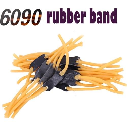 1/3/5pcs 6*9mm Elastic Rubber Band Bungee Replacement for Slingshot Catapult Hunting Outdoor Shooting Bows