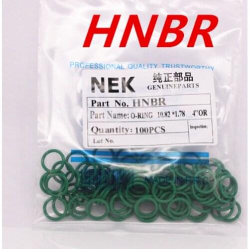 10.82*1.78mm ) #8 R12 HNBR Rubber O-Ring Seal Kit,High Temperature Resistance for Car Air Conditioning valve 1/4 5/16 3/8 1/2