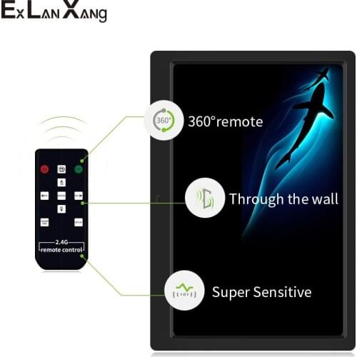 15.4 Inch Picture Multi-Function Player MP3 MP4 Alarm Clock Gift 2.4G Remote Control Digital Photo Frame