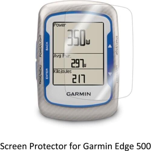 3* Clear LCD PET Film Anti-Scratch Screen Protector Cover for Cycling Training GPS Garmin Edge 500 Edge500