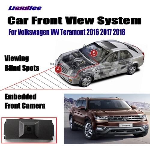 Car Front View Camera For Volkswagen VW Teramont 2016 2017 2018 Not Rear View Backup Parking Camera HD CCD Night Vision