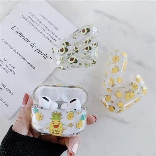 For Apple AirPods Pro Cover PC Wireless Headset Pattern Case Transparent Wireless Earphone For AirPods 2 for AirPods Pro Cases