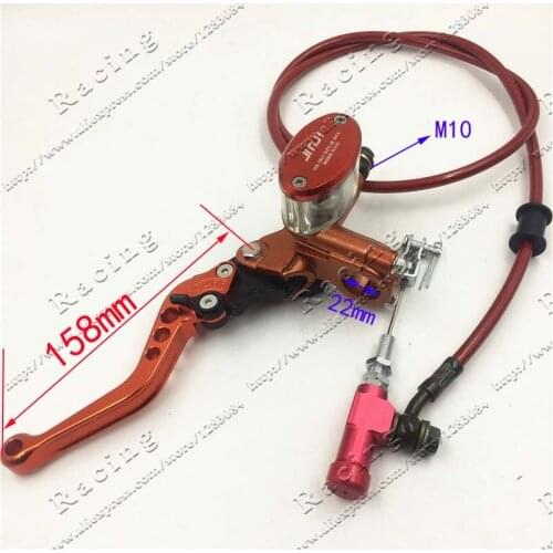 Hydraulic Clutch Lever master cycliner refitting dirt bike pit bike Motocross motorcycle with mirror mounts Transparent oil cup