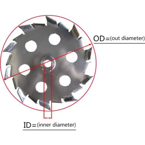 Agitator Machine Blade,propeller blade,stirrer mixing disk, curve end, saw tooth round plate, dispersion SUS 304 stainless steel