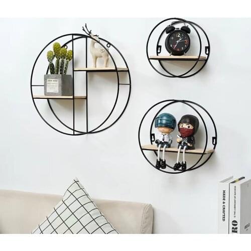 Nordic Metal Wall Shelf Nordic Wall Decor Golden Shelf For Living Room Decor Organizer Storage Holders Scandinavian Style Shelf