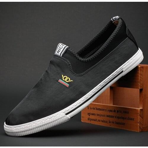 21122 Flash Spring and Summer New Mens Casual Canvas Shoes Youth Fashion Joker Driving Shoes