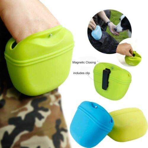 Pet Dog Training Waist Pouch Bag Bait Treat Food Storage Agility Obedience Clip Design Solid Mini Waist Packs