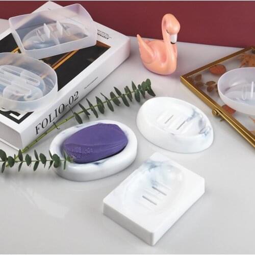 DIY Epoxy Silicone Mirror Soap Box Making Mould Leaking Drain Tool Tray Mold Soap Leaking Drain Box Mould Soap Makin Accessories