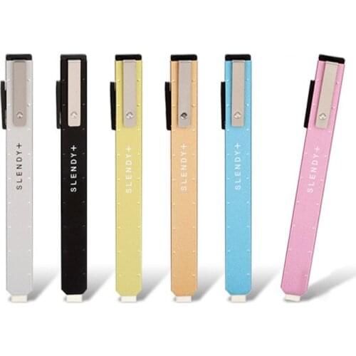 Japan Import SEED Press Pen Type Eraser Interchangeable Refill Retractable Eraser 1PCS