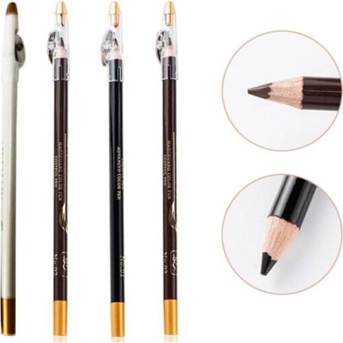 1PC Barber Pencil Edge Hairline Razor Trace Hair Beard Shape Accessories With Sharpener Hair Line Pen Haircut Makeup