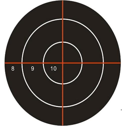 100pcs Targets Reactive Splatter Adhesive Paper Target 7.5cm