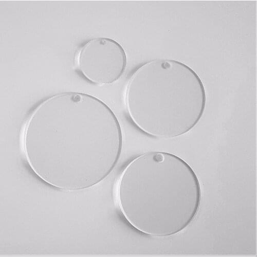 2inch Clear Acrylic Discs ,acrylic Round Circle For Quality Keychains or Jewelry,25pcs/lot