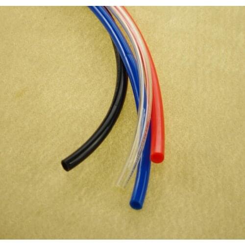6mm(OD) x 4mm(ID) PU Air Tubing Pipe Hose Pneumatic Color Orange/Black/Blue/Clear For choose