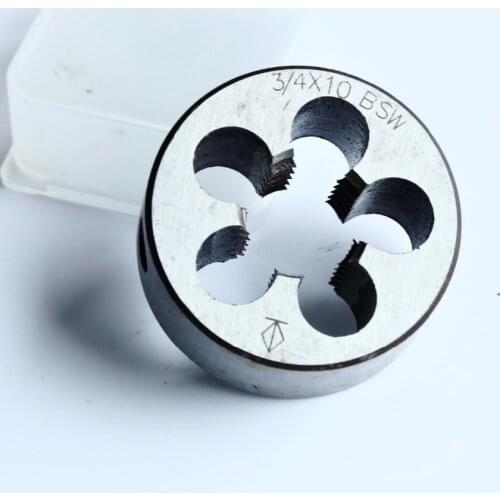 Free shipping of 1PC Alloy steel made BSW standard 3/4"-10 Die threading die thread Maker for hard metal workpiece threading