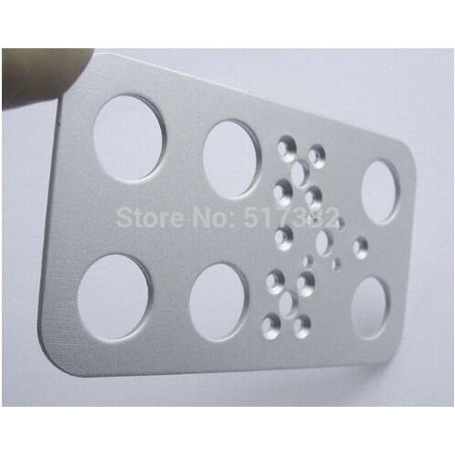 Free shipping 10X robot Bracket Big Feet Arduino Robot Mount Mechanical skeleton for humanoid robot or Robotic Car