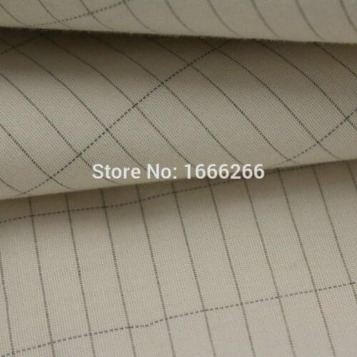 BLOCK EMF Earth Silver Cotton Fabric In Ripstop Type