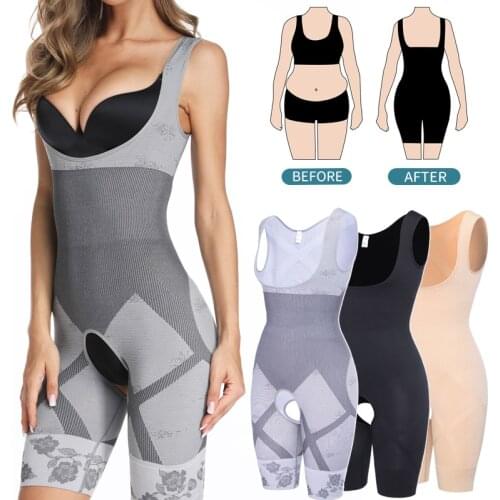 Bodysuit Shapewear Full Body Shaper Waist Trainer Women Slimming Sheath Seamless Corset Abdomen Shapers Tummy Control Slim Tops