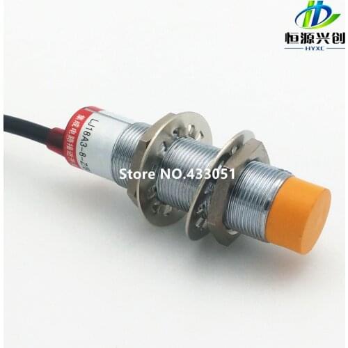 M18 LJ18A3-8-Z/BX 8mm sensing DC NPN NO prism shape inductive Screen shield type proximity switch LJ18A3 series proximity sensor