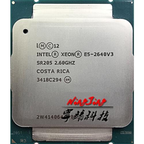 Intel Xeon E5-2640V3 E5 2640v3 E5 2640 v3 2.6 GHz Eight-Core Sixteen-T90