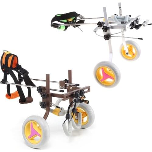 Disabled Dog Scooter Wheelchair with Handle for Small Dogs Back Legs Safety