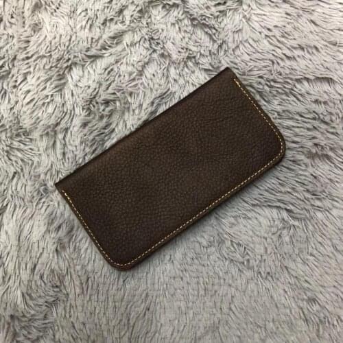 YITIANMEI Mens Wallet Hand made pull-up leather Man Vintage Cow Genuine Leather Wallet Male Handmade Billfold Coin Card Holder