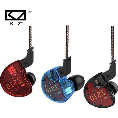 KZ ZS10 Earphones 4BA 1DD Hybrid HIFI Headset DJ Monitor Sport in Ear Earphone Earbuds KZ AS10 ZS10 PRO ZAX ASX ZSX ZSN PRO X
