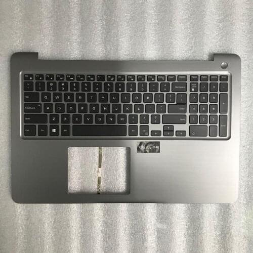 For Dell Inspiron 15 5000 5565 5567 upper cover keyboard with backlit Top laptop case 0PT1NY PT1NY