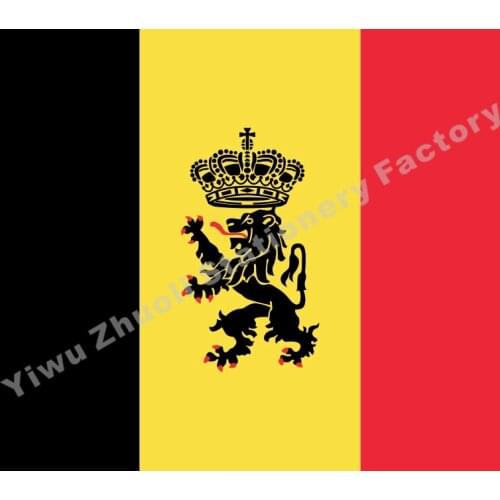 Belgium Government Ensign Flag 150X90cm (3x5FT) 120g 100D Office/Activity/parade/Festival/world cup/Home Decoration