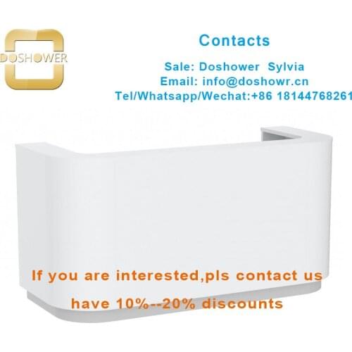 Wholesale reception desk with salon reception counter for nail reception desk modern