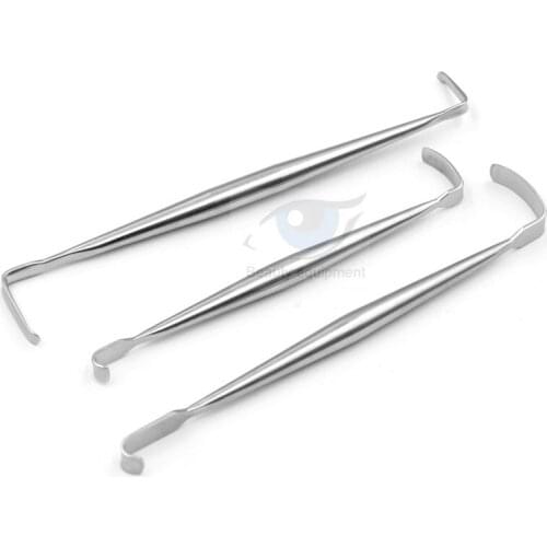 Orthopedic Stainless Steel Hook Eye Nasal Double Head Hook Plastic Shaping L-Shaped Hook