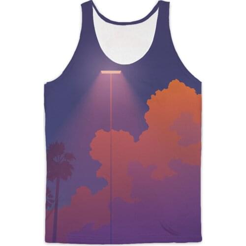 REAL American SIZE Aesthetics Sublimation Print Tank top - plus size