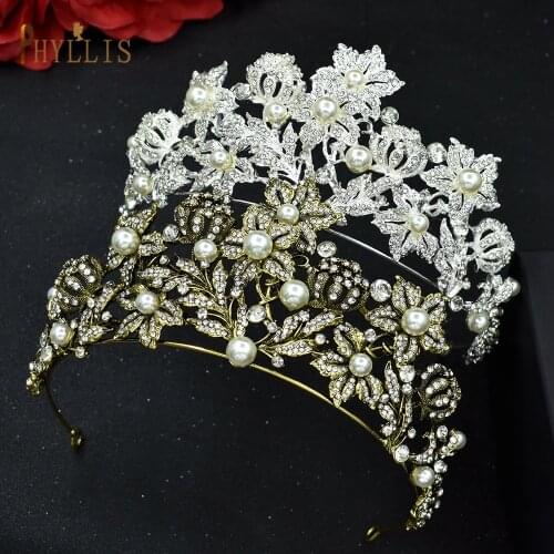 A13 Bride Headdress Luxury Crystal Rhinestone Bridal Crown Tiaras Headband Women Wedding Hair Jewelry Gril Headpeice Accessories
