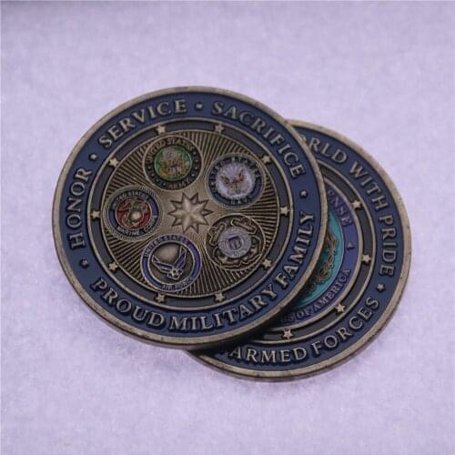 Northwest Territorial Mint Proud Military Family Challenge Coin