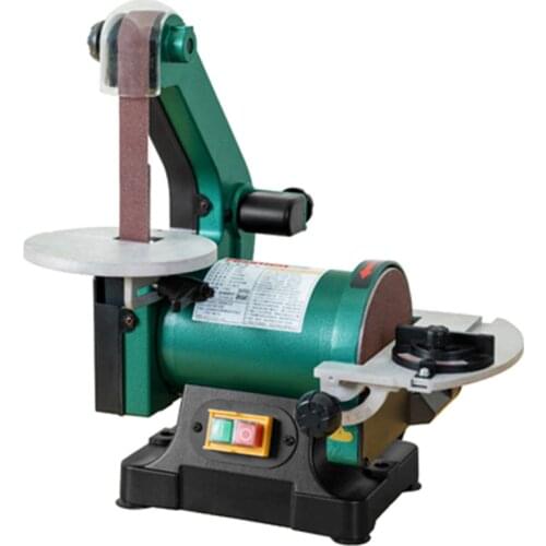 220V Woodworking Polishing Machine Wood Electric Tools Home Small Chainsaw Grinding Logging Belt Grinder Sanding Band Sander