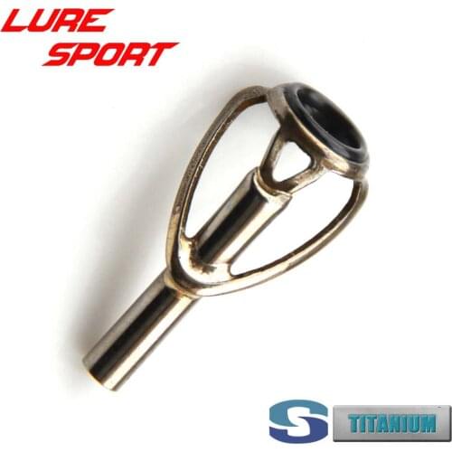 Titanium Frame SIC Ring 2pcs TIXLRST Top Guide Rod Building Component Pole Repair DIY Accessory Seaguide