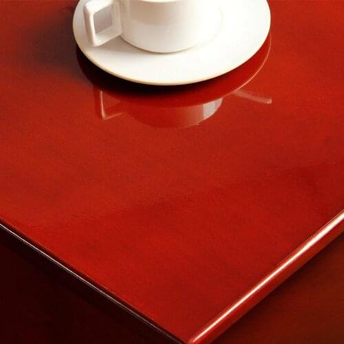 Sunice Waterproof Vinyl Transparent Furniture Protective Film Vinyl Wrap Oilproof for Countertop Tabletop in Kitchen