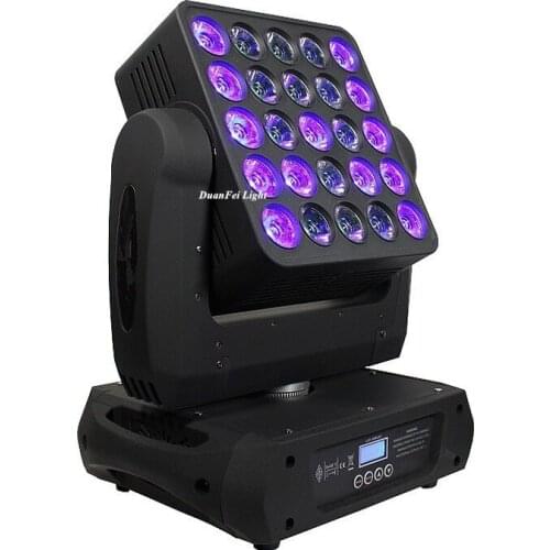 High Bright LED Beam Moving Head Matrix Light 25x12W RGBW 4in1 Moving Head LED Blinder Light For DJ Disco Show