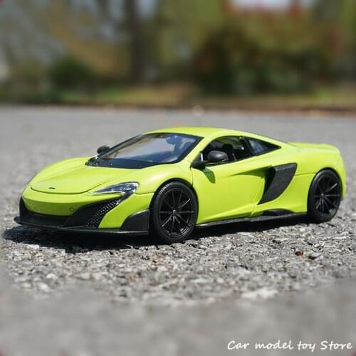 WELLY 1:24 MCLAREN 675LT sports car alloy car model crafts decoration collection toy tools gift