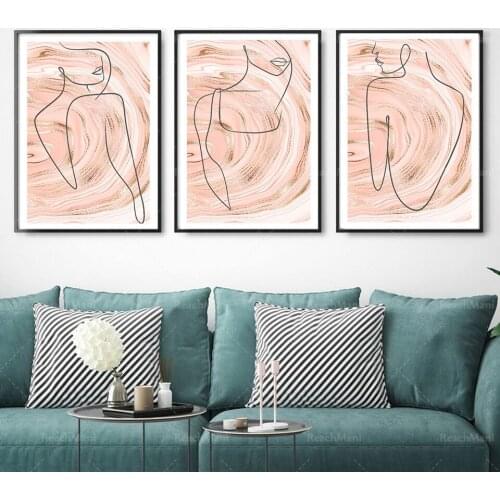 Woman line art print | wall art decor |romantic art prints | set of 3 prints| classy elegant art prints | bedroom dressing room