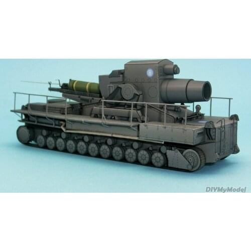 1:72 car self propelled mortar tank armored vehicle DIY Handcraft Paper Model KIT Handmade Toy Puzzles Gift Movie props