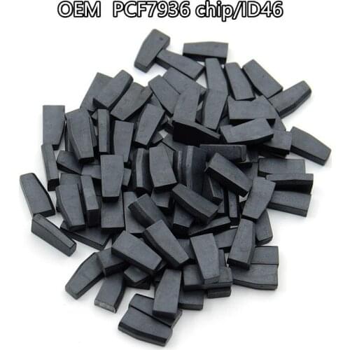 100pcs OEM PCF7936 ID46 carbon chip auto transponder chip aftermarket pcf 7936 chip for car transponder key
