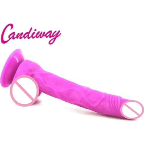 25CM Huge Cock Erotic Toys Artificial Realistic Penis Ball Prostate Massage Big Anal LONG Dildo Sex Toys for Women Masturbation