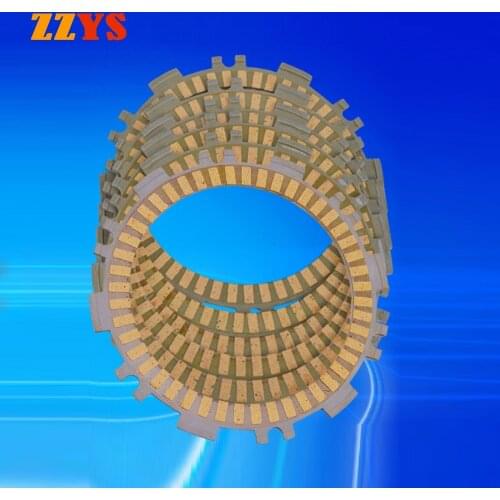 6pcs Motorcycle Paper Based Clutch Friction Plate Kit for Yamaha T-MAX 530 TMAX 530 TMAX530 T-MAX530 530cc