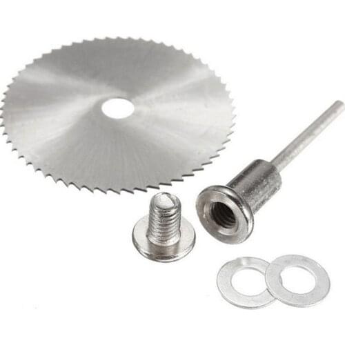 7pcs set Mini HSS Circular Saw Blade Rotary Tool For Metal Cutter Power Tool Set Wood Cutting Discs Drill Mandrel Cutoff
