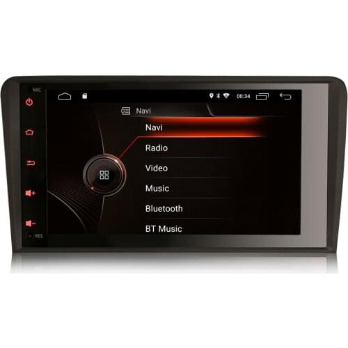 8" Android 10.0 OS Car Multimedia GPS Radio System for Audi A3 2003-2012 S3 2006-2012 RS3 2011-2012 with Split Screen Support